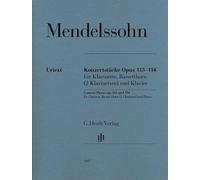 Konzertstücke op. 113 und 114 für Klarinette, Basetthorn (2 Klarinetten) und Klavier