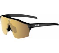 Koo Alibi Sunglasses Oro Gold Mirror Lens/CAT3 Black Matt