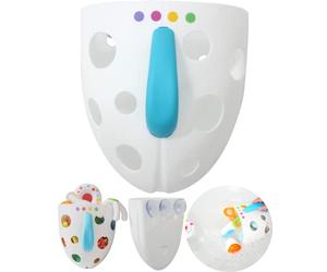 Koo-di Scoop n Store - Contenitore per giocattoli da bagno per bambini e bambini, per un rapido e facile dopo il bagno, per il bagno e il tempo di ordinazione, per il bagno del bambino, che funge da contenitore per giocattoli da bagno in una paletta