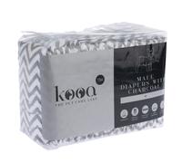 kooa Pannolini per cani maschio con carbone vegetale - M, 30 pz