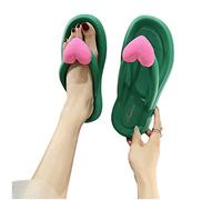 KOOBS Infradito Sandali Capovolta Femminile Estate Simpatica Giurly Cuore Caramelle Con Pantofole Pianetri Di Abbigliamento Da Donna Scarpe Da Donna-A,38-39
