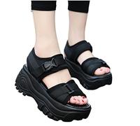 KOOBS Sandali da Donna Scarpe Sandali Femminili da Donna Scarpe da Donna Sandali-Black,37