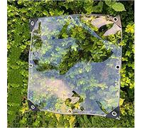 KOOEIN Telone,telone Trasparente,teloni Universali Impermeabili,telone Multifunzionale per Interni/Esterni,96 Misure,telone Resistente alle Intemperie,Facile da Piegare,2.4x5m/7.9x16.4ft