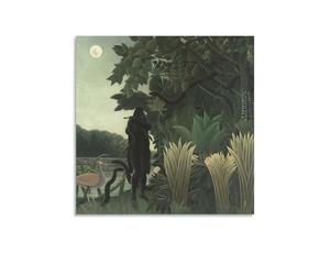 KOOHTAA HENRI ROUSSEAU - Poster artistico da appendere alla parete con il serpente Charme, poster decorativo moderno per la casa, 30 x 30 cm