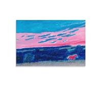 KOOHTAA Poster artistico da appendere alla parete con Andre Brasilier Soir En Tardenois, decorazione per la famiglia, 30 x 45 cm