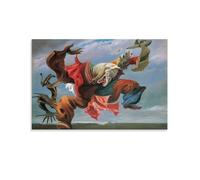KOOHTAA Poster artistico da appendere con immagine di Max Ernst l'angelo. della casa o del trionfo. del surrealismo, opere d'arte da appendere, poster artistico da appendere, 50 x 75 cm