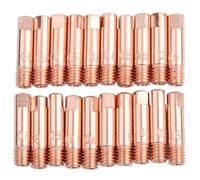 KooingTech Ugelli per saldatura, 20 pezzi, punta di contatto per saldatura, ugello di corrente in rame, 0,8 mm, punte per saldatura da 15 AK MIG/MAG, accessori per torce di saldatura