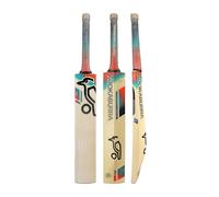 Kookaburra Aura 6.5 Cricket Bat, Short Handle, Mazza Unisex, Corallo/Blu, Manico Corto