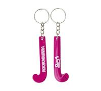 kookaburra Portachiavi Rosa con Bastone da Hockey