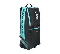 Kookaburra WD6000 Wheelie Duffle Cricket Bag - Nero/Teal