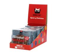 Kookie Cat Biscotti vegani alle mandorle e cioccolato confezionati singolarmente, senza soia, bio e organic, mandorle e avena - Confezione multipla da 12 x 50 g