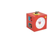 KOOKOO KidsAlarm rosso, sveglia per i bambini inclusi 5 animali della fattoria con il suoni, registrazione sonore dalla natura