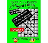 Kooky Puzzle Lo Puzzle-in-Puzzle Word Fill-In, Volume 6, Over 300 wo (Tascabile)