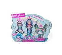 KOOKYLOOS Fairytale Mix & Match, Pearl - Bambola 3 in 1 a tema fantasia. Contiene 1 bambola, 1 Outfit Princess, 1 Outfit Sirena e 1 Outfit Fata