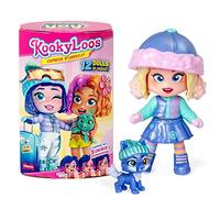 KOOKYLOOS Holiday Yay! - Bambola sorpresa da collezione con accessori di moda, vestiti, scarpe e giocattoli, con 3 espressioni divertenti