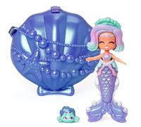 KOOKYLOOS MERMAID STARLIGHT FANTASY - 2 in 1: elegante bambola e sirena, valore: 1 bambola, coda di sirena rimovibile, vestito e scarpe, animali marini, accessori, borsa a conchiglia per giocare e