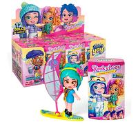 KOOKYLOOS Serie Holiday Yay! - Collezione Completa Bambola Sorpresa Collezionabile con Accessori di Moda, Abbigliamento, Scarpe e Giocattoli con 3 Espressioni Divertenti. Include la collezione Completa