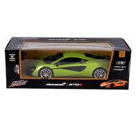 Kool Speed McLaren 5705 RC Auto 1:16 Verde neon | Veicolo telecomandato con fari LED e controllo a 2,4 GHz | Divertimento di guida per interni ed esterni