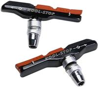 Kool-Stop 14209019 - Pattini Freno Linear Pull Holder & Dual Compound, Colore: Nero