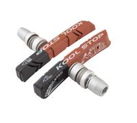 Kool Stop Doppio Composto Mountain Freno Scarpa Filettata Per Linear Pull Nera