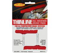 Kool Stop Ganasce Freno C3 Thinline per Cantilever 71,8mm Rosso per Cerchi in...