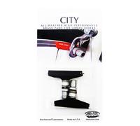 Kool-Stop Scarpe Freno T9 City Pad V-Brake, 53mm, per Cerchi in Alluminio, Nero