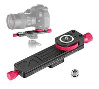 koolehaoda Cursore per guida di messa a fuoco con messa a fuoco macro Wormdrive in metallo/piastra di serraggio per riprese ravvicinate, regolazione 115mm (W-160)