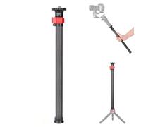 Koolehaoda Prolunga per treppiede, prolunga per colonna centrale, 70 cm, in fibra di carbonio, asta telescopica con vite da 1/4" a 3/8", compatibile con treppiede, Gimbal/fotocamera, portata massima