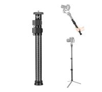 Koolehaoda Treppiede Estensione Centro Colonna Extender a 3 Sezioni Asta di Prolunga in Fibra di Carbonio con Vite da 1/4" to 3/8" compatibile con Fotocamera/Treppiedi/Giunto Cardanico