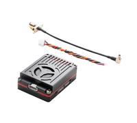 Koolenry 5,8G 3W FPV VTX 64CH FPV Video Audio Transmitter Pal/NTSC Supporto Regolazione del Parametro OSD per Droni RC A Lungo Raggio FPV