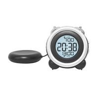 Koolenry Armeggio Vibrazione Super Forte Orologio Elettronico Vibrante per Quelli con Difficoltà A Dormire con Vibratore Nero