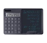 Koolenry Calcolatrice Solare di Finanza e Contabilità A 12 Bit per Uso Commerciale e Degli Studenti con la Funzione di Scheda di Scrittura