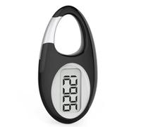 Koolenry Contapassi Digitale Portatile per Contare I Passi e Le Miglia Camminate. Contapassi Digitale per Misurare I Passi e Le Miglia Camminate. Colore: Nero.