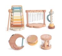 Koolenry Giocattoli Musicali per Bambini: Giocattoli Musicali A Tema per Coltivare L'Interesse dei Bambini Verso la Musica. Il Set Include Un Pianoforte A Nuvola e Strumenti Musicali.