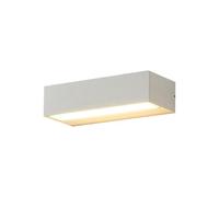 Koolenry Lampada A Strisce Impermeabile da Esterno per Giardino, Luce da Parete Esterna, Insegna Pubblicitaria, Lampada da Comodino da 20 cm Bianca, 12 W