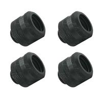 Koolenry Per Kit di Raccordo A Compressione del Tubo Duro OD14mm, 4pc per Connettore PETG Acrilico per Il Raffreddamento 'Acqua del Computer
