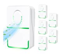 Koolenry Purificatore d'Aria A Ionizzatore Negativo per Uso Domestico, Mini Filtro Mobile Filtro con Luce Verde, Spina EU