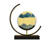 Koolenry Sabbie Mobili A LED Che Movisce Lampada da Tavolo da Arte Sabbia 3D Scape Night Light Paesaggio per Clessidra Lampade per Decorazioni per la Casa