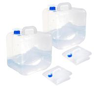 Koolenry Serbatoio d'Acqua Portatile Pieghevole 2,6 con Serpente A Gira di Spigot A 2 Pacchetti di Accampamento in