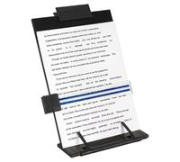 Koolenry Supporto per Supporto per Documenti Desktop con Copyholder Ad Angolo Regolabile A 7 Velocità per Lettura, Stampa, Spartiti e Ricetta per il Discorso, Supporto per Supporto Cartaceo