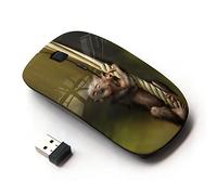 KOOLmouse [ Mouse Senza Fili Ottico 2.4G [ Monkey Green Nature Cute Baby Forest ]