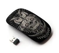 KOOLmouse [ Mouse Senza Fili Ottico 2.4G ] [ Owl Skull Native American Indian ]