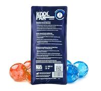 Koolpak Gel caldo e freddo, riutilizzabili, 12 cm x 29 cm, per alleviare il dolore, terapia a lunga durata con copertura in nylon morbido, design flessibile per stomaco, schiena, collo e gambe