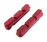 Koolstop Dura 2 Pastiglie Freno Scarpe K/S Pastiglia Rosso Carbonio Strada