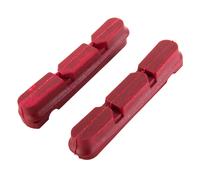 Koolstop Dura 2 Pastiglie Freno Scarpe K/S Pastiglia Rosso Carbonio Strada