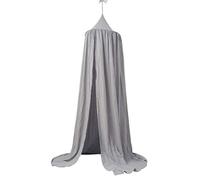 Koomiao Baldacchino per bambini, Baby Cupola Rotonda Letto a Baldacchino Zanzariera per Interni ed Esterni Decorazione per Lettura, Letto e Camera da Letto, altezza 250 cm (Grigio chiaro)