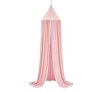 Koomiao Tenda a Baldacchino in Cotone, Zanzariera a Cupola Rotonda per Bambini, Tenda da Gioco da Appendere Decorazione per Princess Cameretta (Rosa)