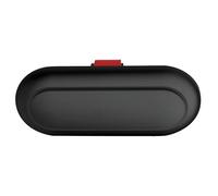 KOOMTOOM Custodia per Occhiali da Auto, Supporto per Occhiali da Sole Estensibile per Visiera Parasole, Custodia per Visiera Parasole Interna Multifunzione, Installazione Non distruttiva (Nero)