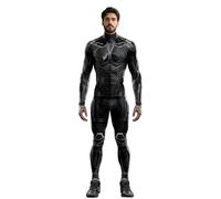 Koongso Costume da supereroe per adulti, da uomo e da donna, stampa 3D, armatura robot, body a maniche lunghe a maniche lunghe, tuta da combattimento per feste di Halloween