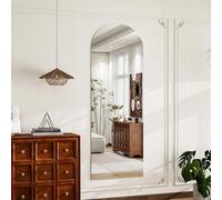 Koonmi Specchio continuo in acrilico, 150 x 50 cm, contenitore, angoli arrotondati, senza cornice, monoblocco, vetro anti-esplosione, adatto per molte pareti dietro porte
